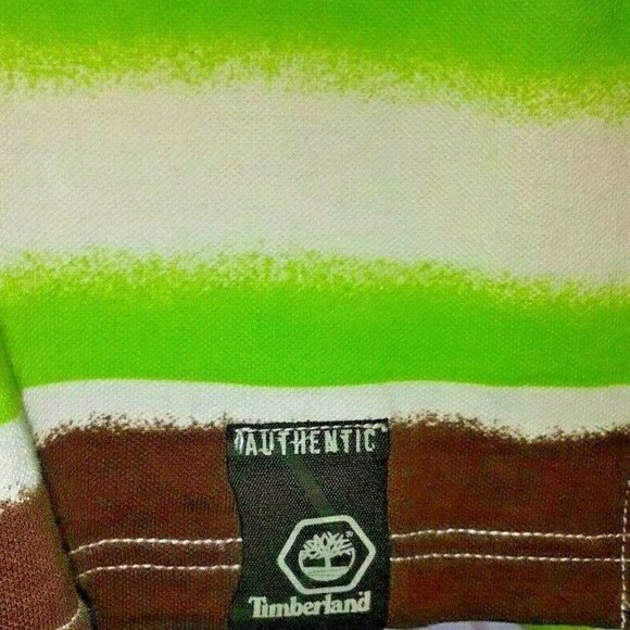 Timberland Mens Polo Shirt Size L/G Short Sleeves - Picture 7 of 11